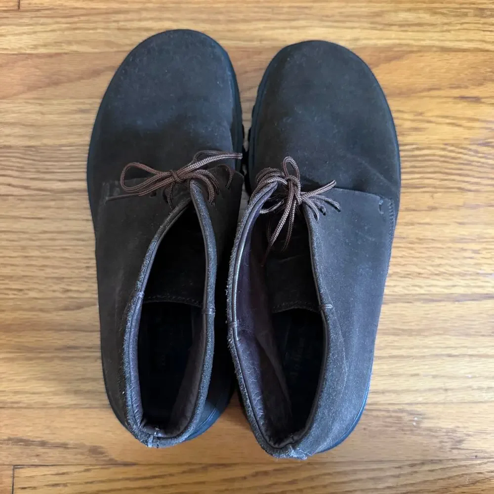 TO BOOT NEW YORK | Adam Derrick | Brown Suede 90s Style Lug Sole Chukka Boot 7.5